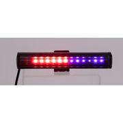 Obrázek Gumové výstražné LED světlo vnější, modro-červené, 12V, 150mm