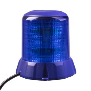 Obrázek z Robustní modrý LED maják, modrý hliník, 96W, ECE R65 