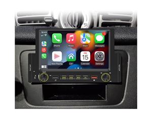 Obrázek z 1DIN autorádio s 6,2" LCD/3x USB/Bluetooth/CarPlay/AndroidAuto/Mirrorlink 