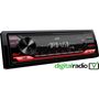 Obrázek z JVC DAB+ / FM autorádio bez mechaniky/USB/AUX/červené podsvícení/odnímatelný panel 