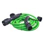 Obrázek z BLAUPUNKT nabíjecí kabel pro elektromobily 32A/3fáze/Typ2->2/8m 