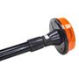 Obrázek z LED maják, 12V, 6 x 1W oranžový s teleskopickou tyčí na motocykl 