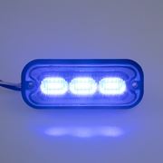 Obrázek PREDATOR 3x4W LED, 12-24V, modrý, ECE R10