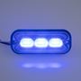 Obrázek z PREDATOR 3x4W LED, 12-24V, modrý, ECE R10 