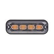 Obrázek PREDATOR 4x4W LED, 12-24V, oranžový, ECE R65