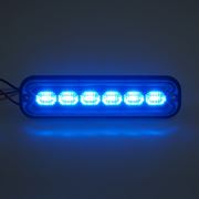 Obrázek PREDATOR 6x4W LED, 12-24V, modrý, ECE R65