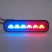 Obrázek PREDATOR 6x4W LED, 12-24V, červeno-modrý ECE R10