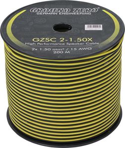 Obrázek z Ground Zero GZSC 2-1.50 transparentní repro kabel 2x1,5mm2 