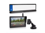 Obrázek SET bezdrátový digitální kamerový systém + 2 senzory v SPZ se solárním napájením a monitorem 5"