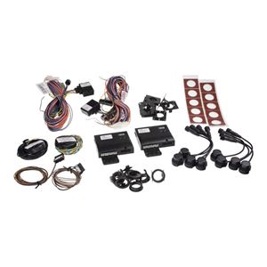 Obrázek z Parkovací systém zadní (4 čidla) + přední (4 čidla) pro VW/Škoda/Seat 