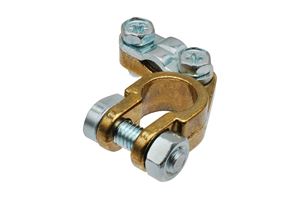 Obrázek z Bateriova svorka HD (-) mosaz 