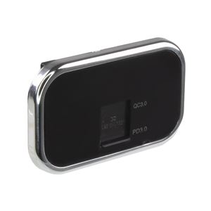 Obrázek z USB QC3.0 + USB-C zásuvka 12/24V, chromový rámeček 