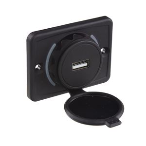 Obrázek z 1x USB 2,4A zásuvka 12/24V, montáž na povrch 