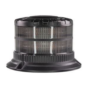 Obrázek z LED maják, 12-24V, 16xLED oranžový, pevná montáž, smoke, ECE R65 