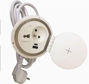 Obrázek z IN Zapuštěná zásuv., Qi nabíj. USB A + C 