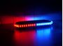 Obrázek z LED rampa 440mm, červeno/modro bílá, magnet 10-30V, ECE R65 