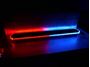 Obrázek z LED rampa 1240mm, oranžovo červeno/modrá+bílá, 10-30V, ECE R65 