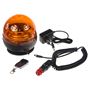 Obrázek z AKU LED maják, 12x3W oranžový, dálkové ovládání, magnet, ECE R65 