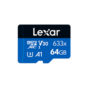 Obrázek z Lexar High-Performance 633x microSDXC 64 GB 