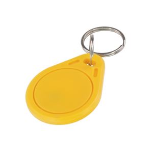 Obrázek z Čipový přívěšek RFID pro přístupové a zabezpečovací systémy 13,56MHz, žlutý 