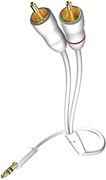 Obrázek InAkustik 671823 Kabel 3,5 mm 2x cinch