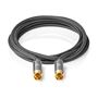 Obrázek z Nedis (HQ) vysoce kvalitní kabel 1xRCA - 1xRCA (pro Subwoofer) 5m 