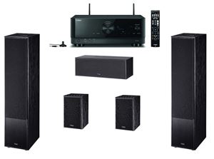 Obrázek z Magnat Monitor S70+S12C+S10B / černá + Yamaha RX-V4A 