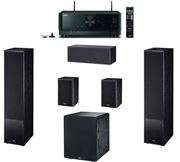 Obrázek Magnat Monitor S70+S12C+S10B+Alpha RS12 / černá + Yamaha RX-V4A