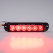 Obrázek PROFI výstražné LED světlo vnější, červené, 12-24V, ECE R65