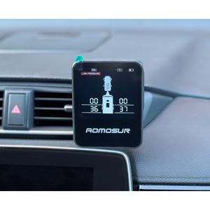 Obrázek z TPMS kontrola tlaku v pneumatice přívěsného vozíku / karavanu 2 externí čidla 