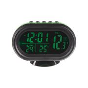 Obrázek Digitální vnitřní/venkovní teploměr, hodiny a voltmetr