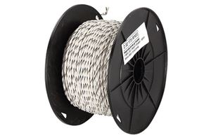 Obrázek z Kabel repro 2x0,75mm² kroucený bílý 