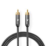 Obrázek Nedis (HQ) vysoce kvalitní kabel 1xRCA - 1xRCA (pro Subwoofer) 3m