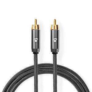 Obrázek z Nedis (HQ) vysoce kvalitní kabel 1xRCA - 1xRCA (pro Subwoofer) 3m 