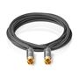 Obrázek z Nedis (HQ) vysoce kvalitní kabel 1xRCA - 1xRCA (pro Subwoofer) 3m 