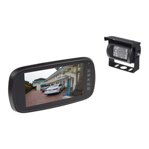 Obrázek z AHD kamerový set monitoru 7" na zrcátko se 2 x 4PIN + kamera + 15m kabel 