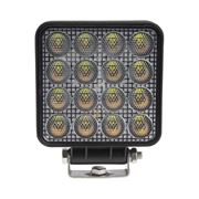 Obrázek LED světlo hranaté, bílé/oranžové, 16x3W/16x1W, 117x117mm, ECE R10