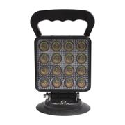 Obrázek LED světlo hranaté, bílé/oranžové, 16x3W/16x1W, magnet, ECE R10