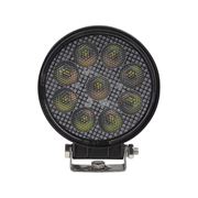Obrázek LED světlo kulaté, bílé/oranžové, 9x3W/9x1W, ø114mm, ECE R10