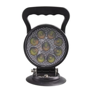 Obrázek z LED světlo kulaté, bílé/oranžové, 9x3W/9x1W, ø114mm, magnet, ECE R10 