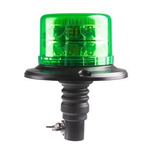 Obrázek z LED maják, 12-24V, 24xLED zelený, na hrot 