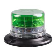 Obrázek LED maják, 12-24V, 24xLED zelený/oranžový, magnet