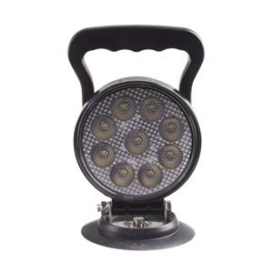 Obrázek z LED světlo kulaté, bílé, 9x3W, ø114mm, magnet, ECE R10 