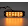 Obrázek z PROFI výstražné LED světlo vnější, oranžové, 12-24V, ECE R65 