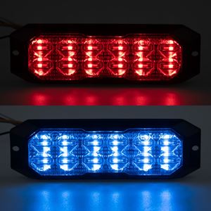 Obrázek z PROFI výstražné LED světlo vnější, červeno-modré, 12-24V, ECE R10 
