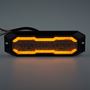 Obrázek z PROFI výstražné/boční LED světlo, oranžové + oranžové, 12-24V, ECE R65 