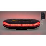 Obrázek AKU LED rampa červená, 48xLED, magnet, 328mm, ECE R65 R10