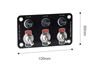 Obrázek z Panel s 3x spínači + 3x pojistky, 12/24V 