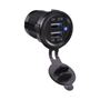 Obrázek z 2x USB zásuvka, 12/24V, 2 x 2,1A 