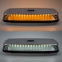 Obrázek z AKU LED rampa oranžová+bílá, 84LEDx0,5W, magnet, 12-24V, 304mm, ECE R65 R10 